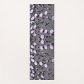 Lila papegaaibloemen yogamat (Voorkant)