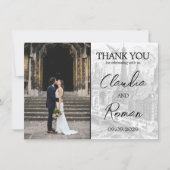 Lila Parijspaspoort Bedankkaart (Voorkant)