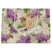  Lila patroon Groot Cadeauzakje (Voorkant)