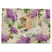  Lila patroon Groot Cadeauzakje (Achterkant)