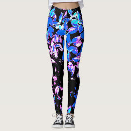 Lila psy leggings