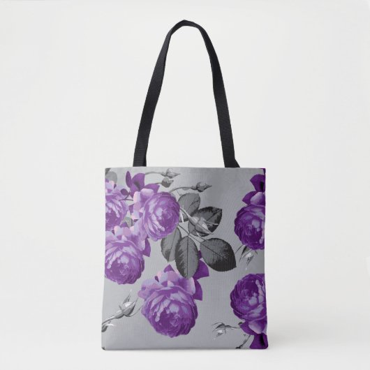 Lila Roos Shopper- Draagtas (Voorkant)