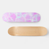  Lila roze Aqua Groovy Tie Dye Skateboard (Horizontaal)