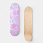  Lila roze Aqua Groovy Tie Dye Skateboard (Voorkant)