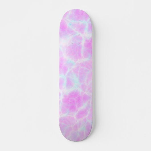  Lila roze Aqua Groovy Tie Dye Skateboard (Voorkant)