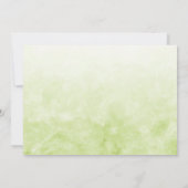 lila roze blos bloemen bruids douche uitnodiging (Achterkant)