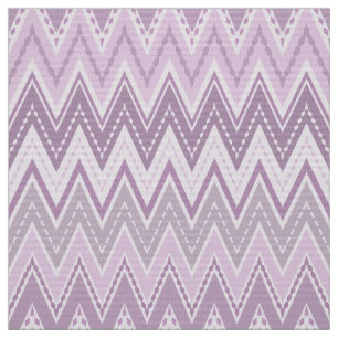 Lila, roze, zigzag stof