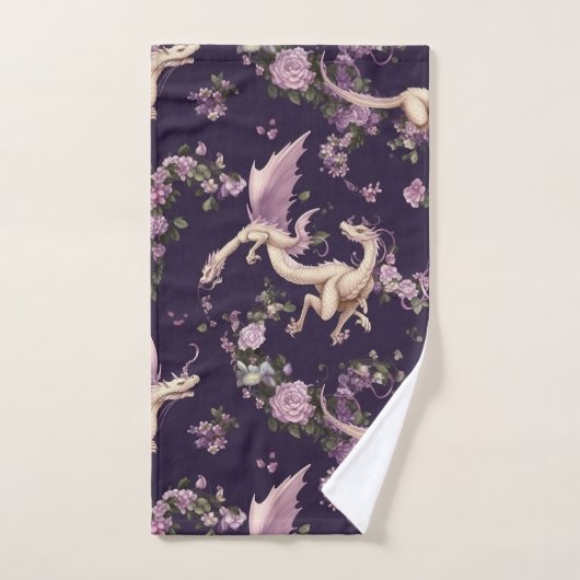 Lila, Rozen, en Wit de Towellen van Dragons Bad Handdoek (Handdoek)