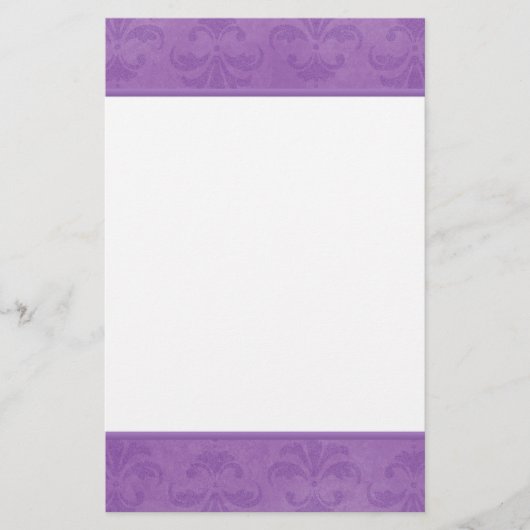 Lila schade briefpapier (Voorkant)
