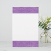 Lila schade briefpapier (Staand voorkant)
