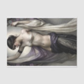 Lila Schaduwgodin Draped Decoupage Tissuepapier (Voorkant)