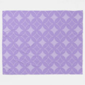 Lila scheepspatroon fleece deken (Voorkant (Horizontaal))