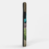 lila scripts moderne parijs eiffeltoren Case-Mate iPhone case (Achterkant/rechts)