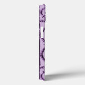 Lila scrollwork Hoesje-Mate iPhone case (Achterkant / Rechts)
