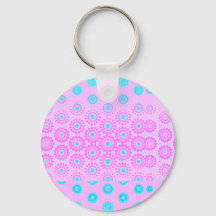 Lila, Sky Blue en Pink Flowers
