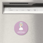 Lila sobere prinsessenmagneet magneet (Insitu (Vaatwasser))