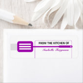 Lila Spatula Kitchen Etiket (Insitu)