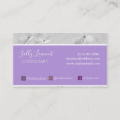 Lila Spring Consultant Coach Visitekaartje (Achterkant)