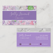 Lila Spring Consultant Coach Visitekaartje (Voorkant / Achterkant)