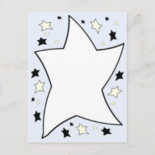 lila ster briefkaart