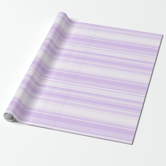 Lila strepen cadeaupapier (Uitgerold)