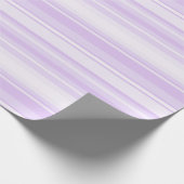 Lila strepen cadeaupapier (Hoek)