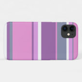 Lila strepen Case-Mate iPhone case (Achterkant (horizontaal))