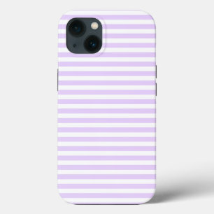 Lila strepen met paars en wit snoep iPhone 13 hoesje