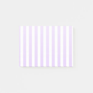 Lila strepen met paars en wit snoep post-it® notes