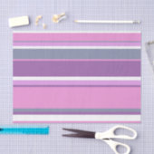 Lila strepen tissuepapier (Craft)