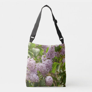 Lila Struik Beauful Paarse Spring Flowers Crossbody Tas