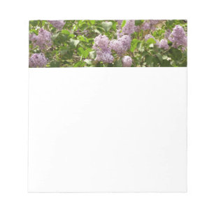 Lila Struik Beauful Paarse Spring Flowers Notitieblok