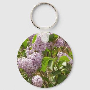 Lila Struik Beauful Paarse Spring Flowers Sleutelhanger