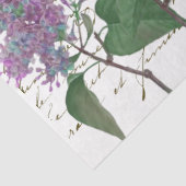 Lila Swallowtail Butterfly Franse Script Craft Ti Tissuepapier (Detail)