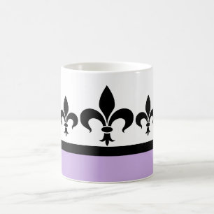 Lila Swanky Fleur De Lis Mok
