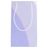 Lila Swirls Gift Bag Klein Cadeauzakje (Voorkant)