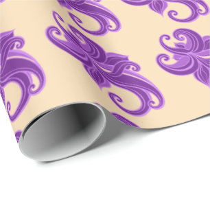 Lila tafels cadeaupapier