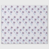 Lila tulpen inpakpapier (Vlak)