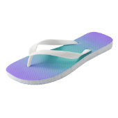 Lila Turquoise Ombre Teenslippers (Schuin)