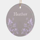Lila vlinderbloemig Ornament (Links)