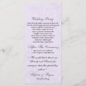 Lila vogeljacht met lavendel vintage programma (Achterkant)