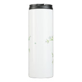 Lila waterverf op maat thermosbeker (Achterkant)