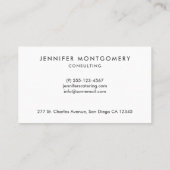 LILA zakelijke sjabloon Visitekaartje (Achterkant)