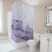 Lila zeemeermin Magisch Glitter #1 Douchegordijn (In situ)