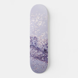 Lila zeemeermin Magisch Glitter #1 Skateboard