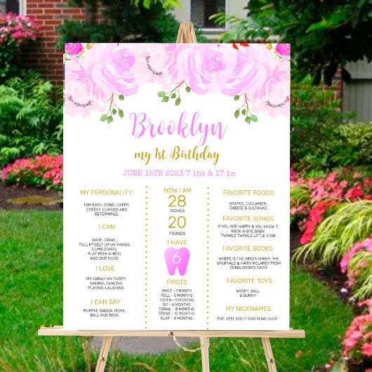 Lilac 1er Anniversaire Poster