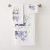 Lilac aquarelle florale personnalisée (En situation)