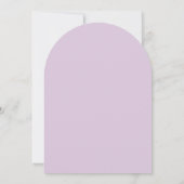 Lilac Arch First Communion Invitation (Dos)