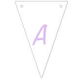 Lilac Blossom Joyeux drapeaux de Bunting Anniversa (Troisième drapeau)