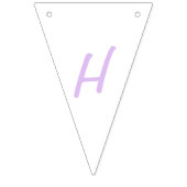 Lilac Blossom Joyeux drapeaux de Bunting Anniversa (Deuxième drapeau)